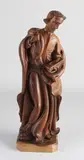 Palissanderhouten gesneden figuur, Heilige Jozef