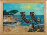 Rivièra by Jan Ouwersloot, Olieverf op paneel, offered Jan 2021