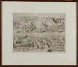 17e Eeuwse gravure, Belegering van Breda, 17e Eeuwse gravure