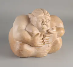 Terracotta figuur, Naakte dame, Terracotta figuur