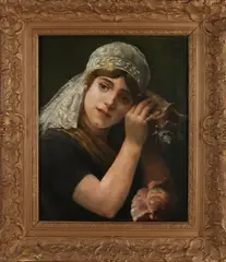 Henri Houben, Vissersmeisje met schelpen