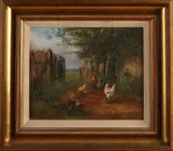 Henk Roosink, Landschap met kippen