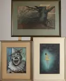 3x W.P. Regenspurg, Divers, (1) Ballerina, pastel