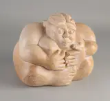 Terracotta figuur, Naakte dame, Terracotta figuur