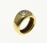 Gouden ring pomellato, met diamant
