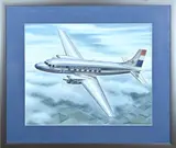 KLM The Flying Dutchman by Grundall of C, Pastel op papier, offered Apr 2025