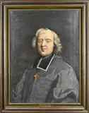 N. Duhaut, Portret pastoor D. Abbe, Olieverf op linnen