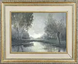 J. Zeldenrust, Plasgezicht, Olieverf op paneel
