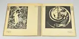 J. Jongert & H.A. v.d. Stok, 2x Houtsnede, Twee houtsnedes op rijstpapier