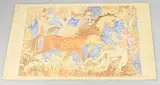 Gerard Hordijk, Studie figuren met paarden, Gemengde techniek op papier