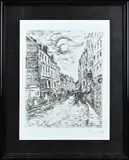 Maurice de Vlaminck, Rue de la Glacière, Ets op papier