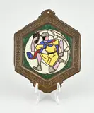 Koperen plaquette, 1925