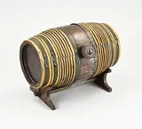 Antieke drankton, H 24 x Ø 17 cm.
