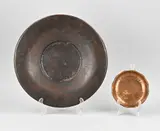 2x Koperen schaal, Conrad Fehn