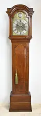 Engelse staande klok, H 200 cm.