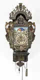 1900 by Oude & datum en wekker antiek Friese stoelklok met maanstand, offered Apr 2025