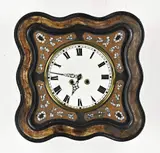 1860 by Antiek Franse oeil de boeuf wandklok met parelmoer inleg, offered Apr 2025