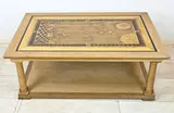 1900 by Antieke vrijmetselaar salontafel, offered Apr 2025