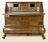 1780 by Wortelnoten barok secretaire, offered Apr 2025