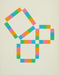 Max Bill, Pythagoras, 1982, Farbserigrafie auf leichtem Karton