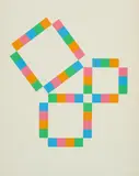 Max Bill, Pythagoras, 1982, Farbserigrafie auf leichtem Karton