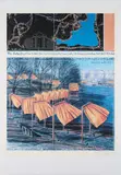 Christo, The Gates. Project for Central Park, New York City, 2004, Farboffset auf Büttenkarton