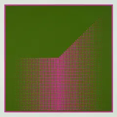 Almir Mavignier, Ohne TItel, 1975, Farbserigrafie auf leichtem Karton
