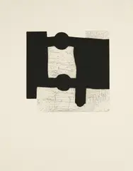 Eduardo Chillida, Aus: Aromas, 2000, Radierung auf Büttenkarton