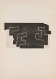 Eduardo Chillida, Egitura, 1972, Radierung auf Arches (Wasserzeichen)