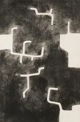 Eduardo Chillida, Homenaje a Aimé Maeght, 1988, Radierung auf Arches Velin