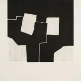 Eduardo Chillida, Urrutiko, 1972, Aquatintaradierung auf Velin