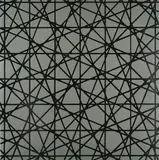 François Morellet, Ohne Titel, 1970, Farbserigrafie mit Metallprägung auf Karton