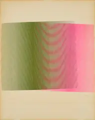 Walter Leblanc, Ohne Titel, Farbserigrafie auf Bütten