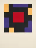 Johannes Itten, Ohne Titel, 1962, Farblithografie auf Velin