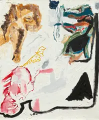 Captain Beefheart, "Dragon Gown", 1989, Öl auf Leinwand