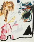 Captain Beefheart, "Dragon Gown", 1989, Öl auf Leinwand