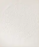 Volumen by Günther Uecker, 1971, Prägedruck auf Bütten, sold Feb 2025