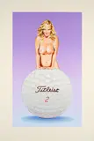 Mel Ramos, Titleist Tisch, 2006, Farbserigrafie auf Bütten