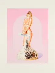 Miss Kiss by Mel Ramos, 2012, Farblithografie auf Bütten, sold Oct 2025