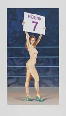 The Rounder by Mel Ramos, 1999, Farbserigrafie auf leichtem Karton, sold Mar 2025