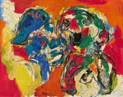 Karel Appel, Gelukkige dag, 1964, Öl auf Leinwand