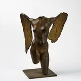 Karl-Heinz Krause, Ohne Titel (Nike), 1987, Bronze, braun patiniert