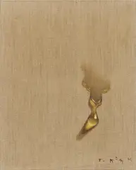 Kim Tschang Yeul, Ohne Titel (Wassertropfen), 1975, Öl auf Leinwand