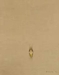 Kim Tschang Yeul, Ohne Titel (Wassertropfen), 1977, Öl auf Leinwand