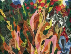Herbst by Ernst Wilhelm Nay, 1940, Öl auf Leinwand, sold Jun 2025