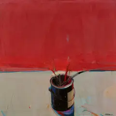 Raimonds Staprans, "Some Brushes", 1980, Öl auf Leinwand