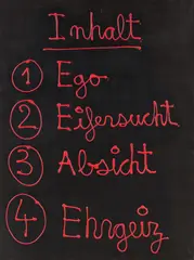 Ben Vautier, Inhalt, 1971, Öl auf Leinwand