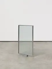 Adolf Luther, Lichtschleuse, 1962, Geriffeltes Glas in Metallrahmen