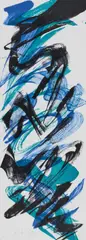 Solph II by Karl Otto Götz, 1996, Farblithografie auf Fabriano 5 (Wasserzeichen), sold Mar 2025