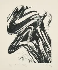 Karl Otto Götz, Frisso, 1988/92, Lithografie auf festem Velin